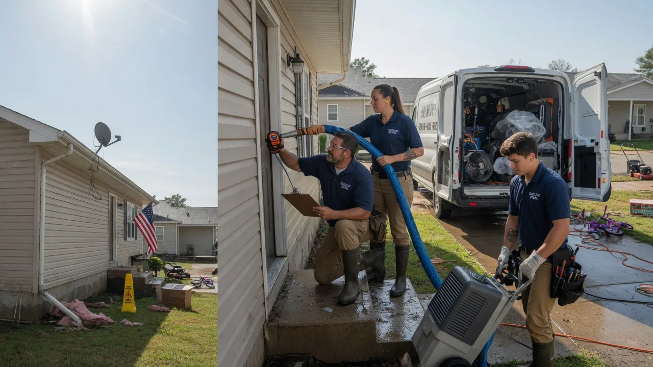 Ceiling Water Damage Restoration in Laurel, IN near me